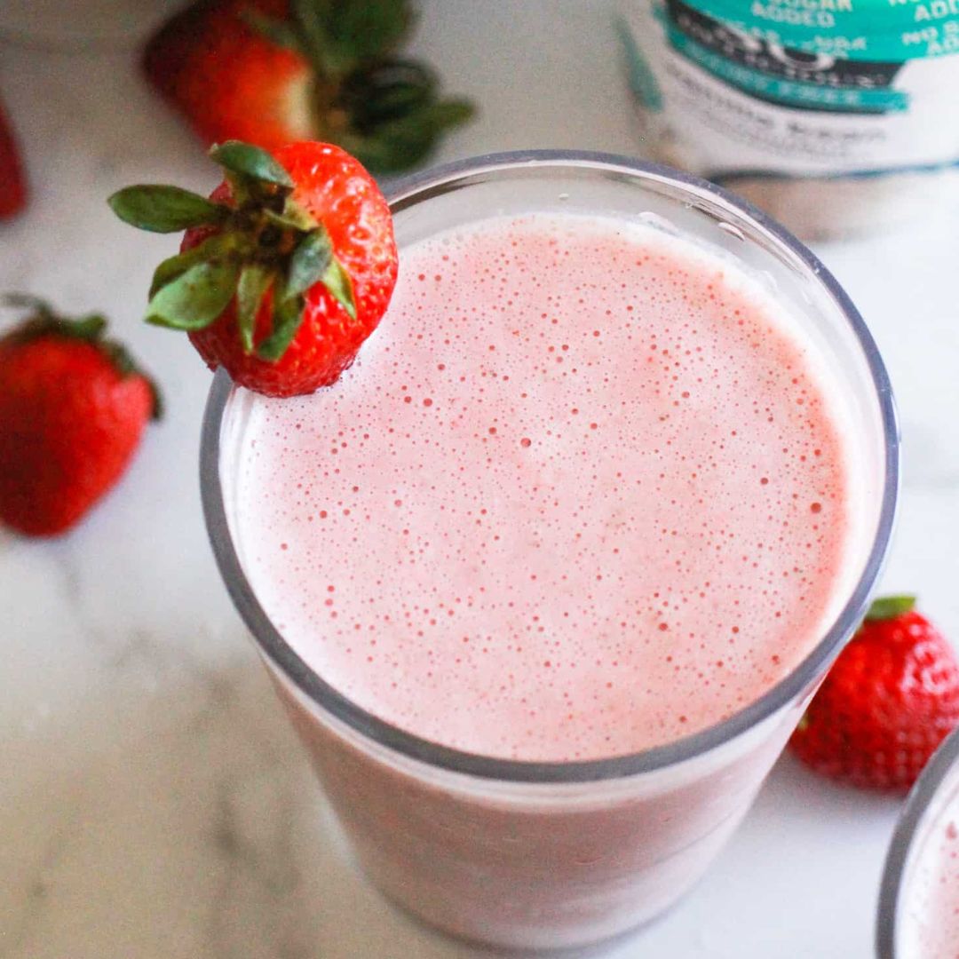 Milkshake à la fraise Diety Cook