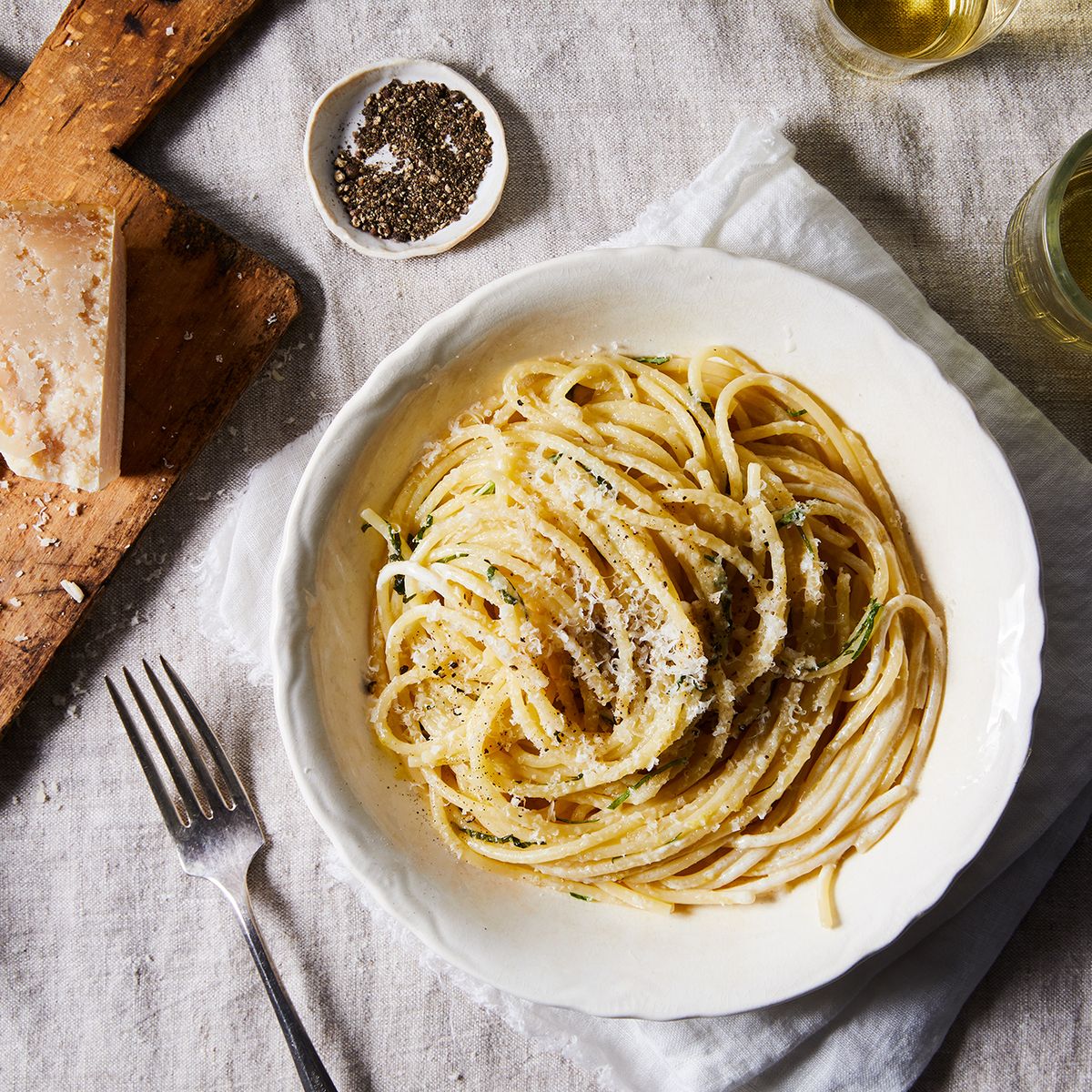 Spaghetti au Parmigiano