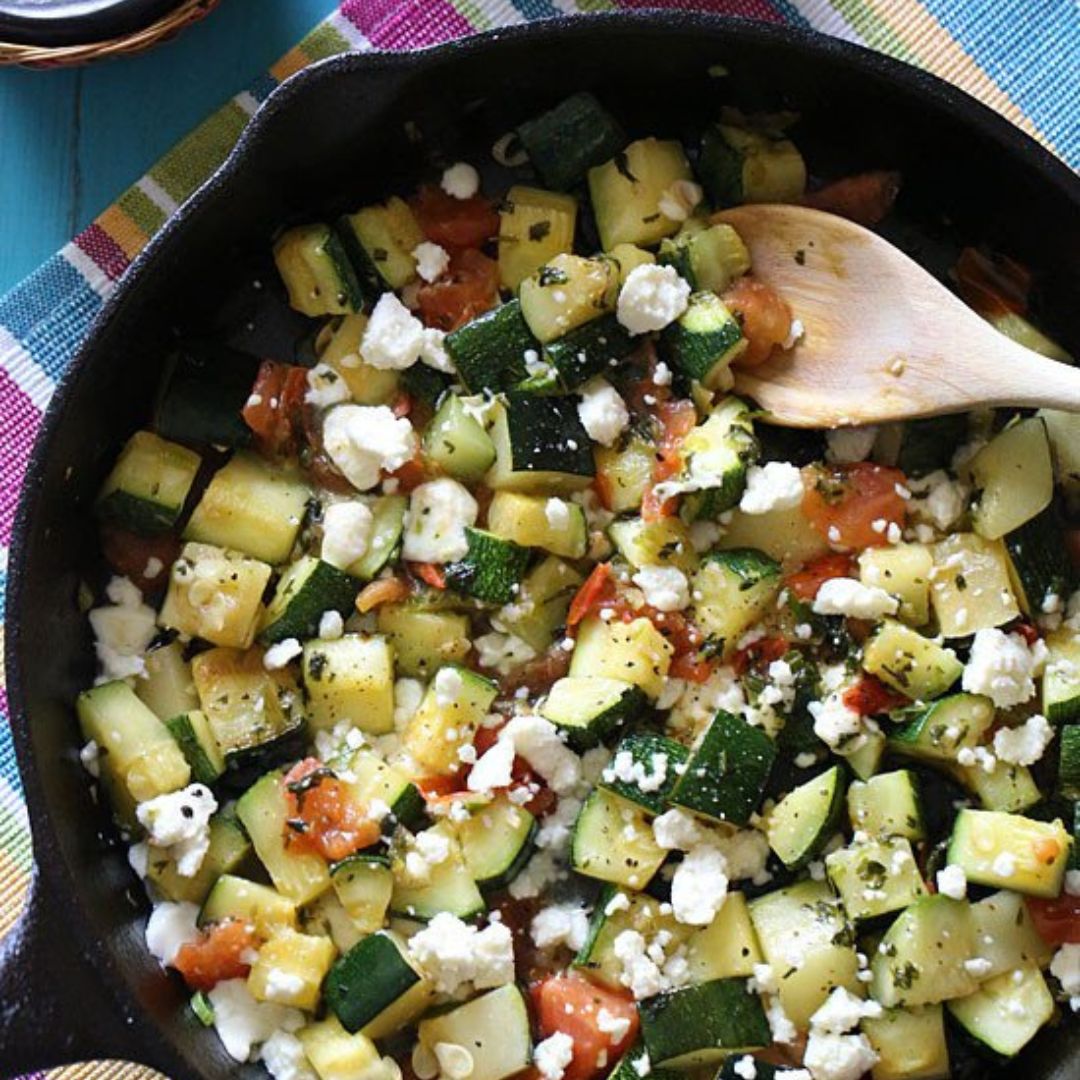 Poêlée de courgettes à la mexicaine