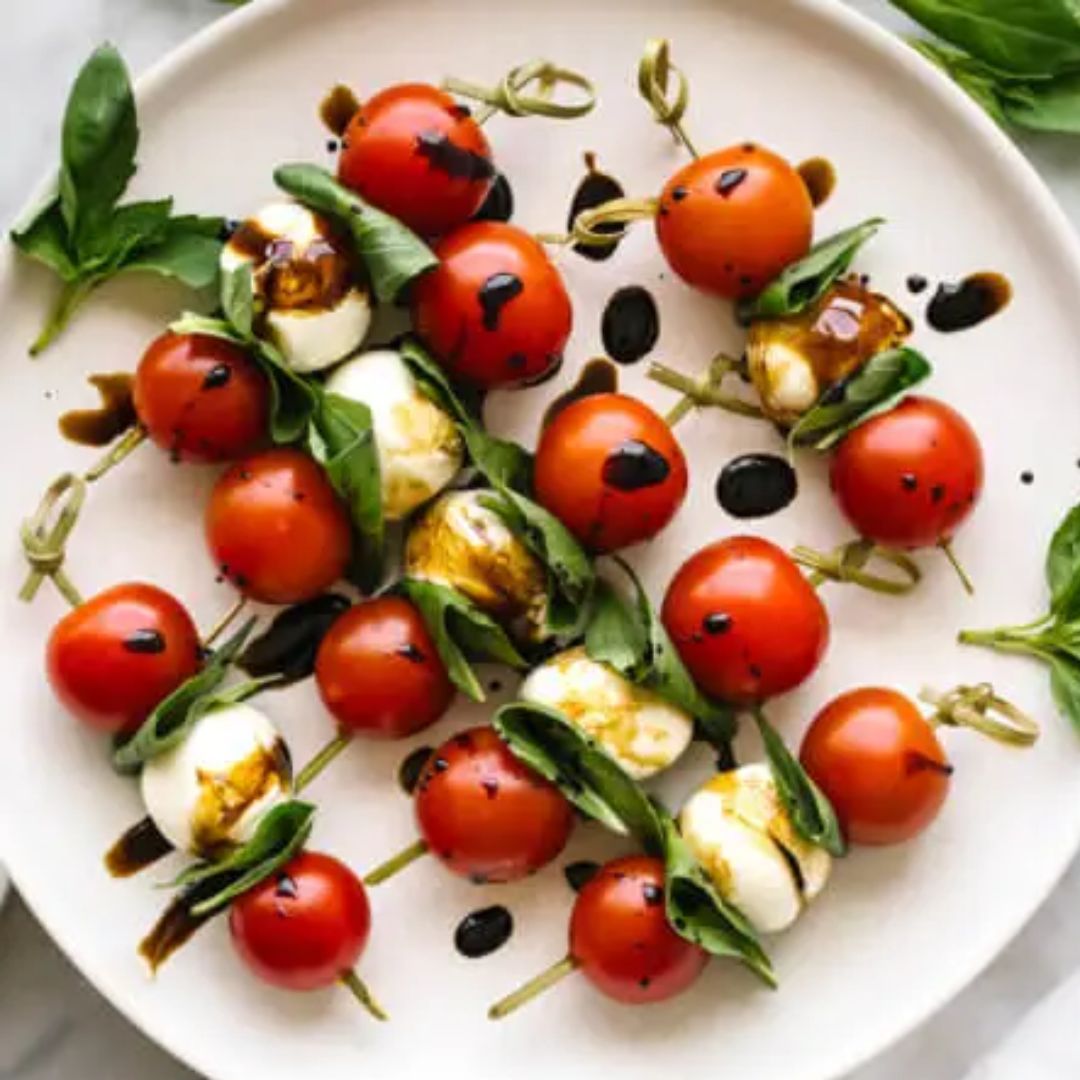 Brochette caprese