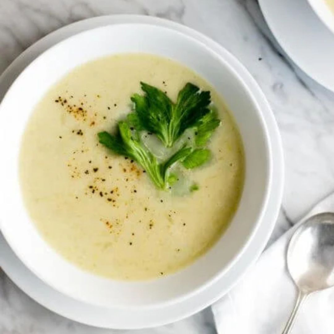 Soupe de crème de céleri